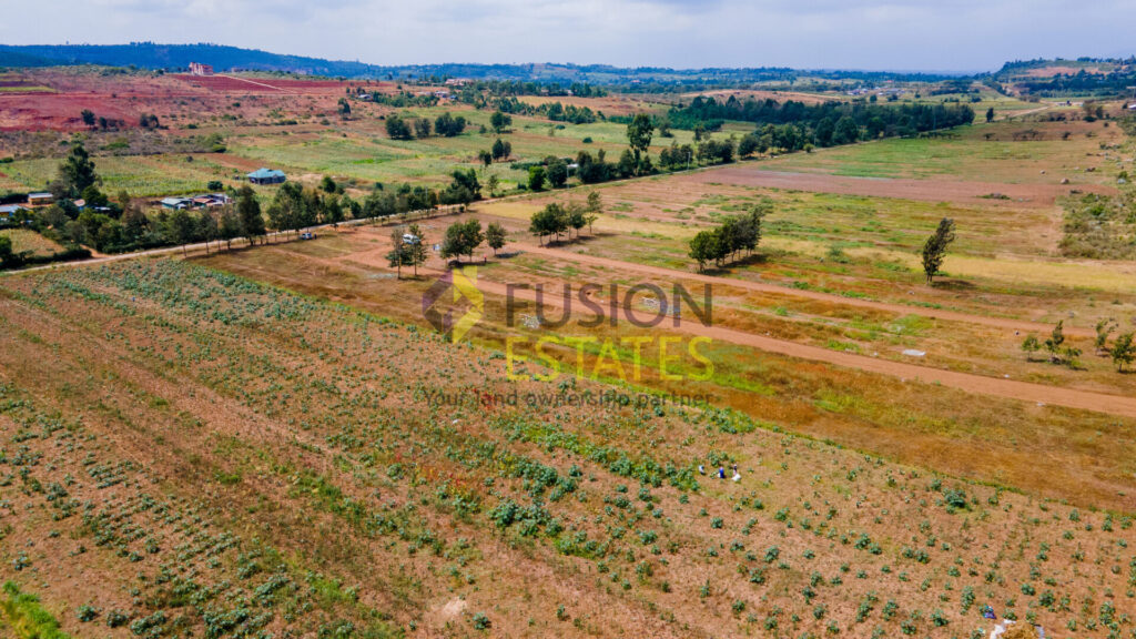 bare land aerial view